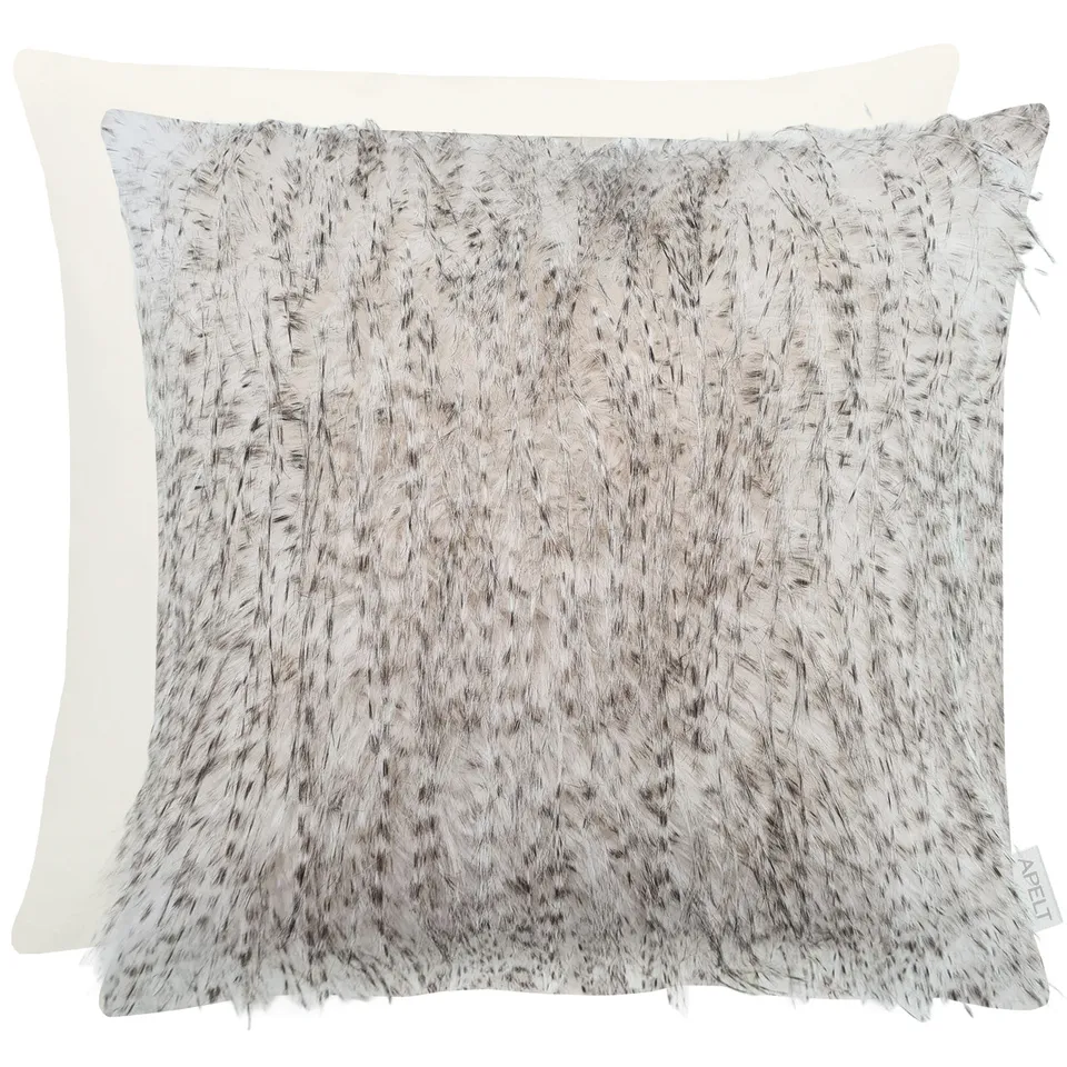 apelt-melina-kissen-fake-fur-federoptik-mit-samt-r-ckseite image 1