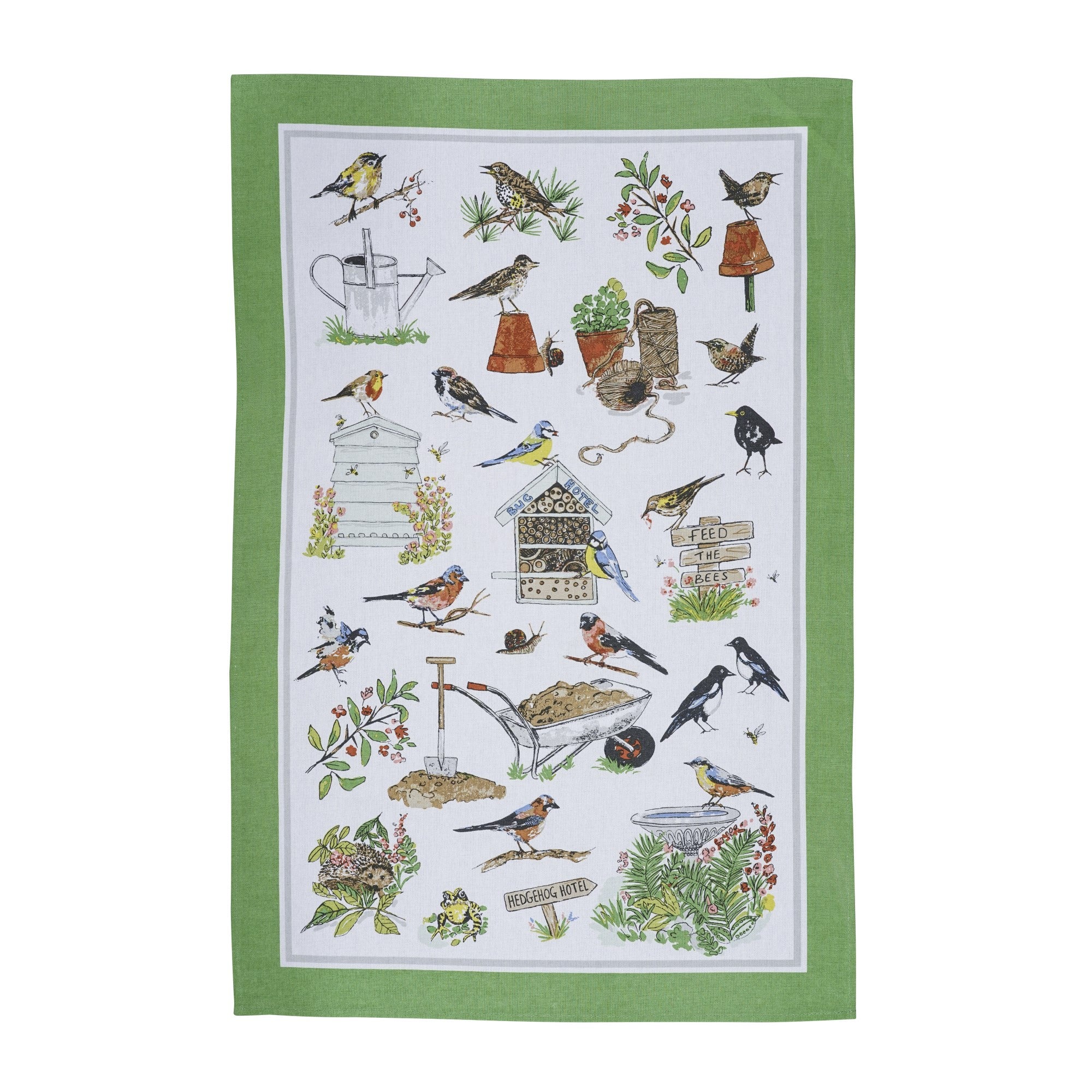 ulster-weavers-garden-birds-geschirrtuch-baumwolle-gr-n image 1