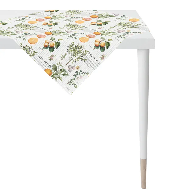 apelt-7699-summergarden-tischdecke-orange-und-olive-auf-baumwolle image 1