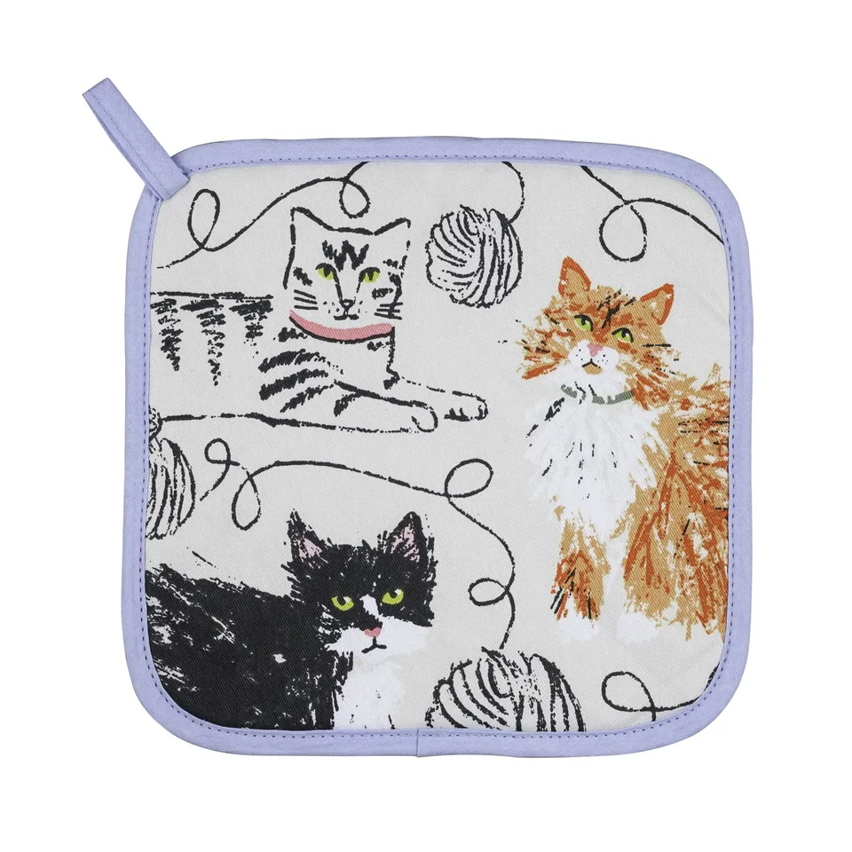 ulster-weavers-feline-friends-topfuntersetzer-grau image 1