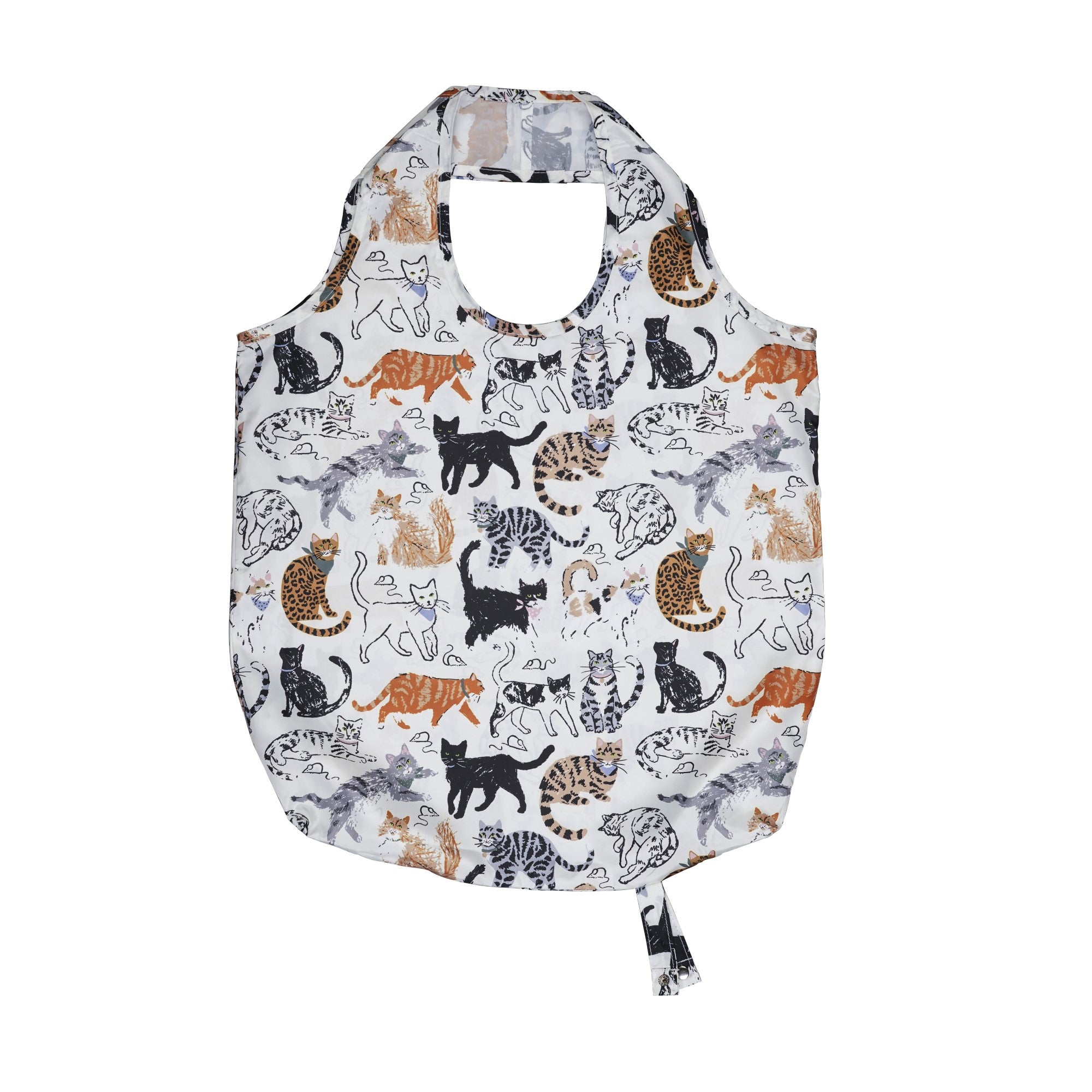 ulster-weavers-feline-friends-falt-tragetasche-medium-in-grau image 1
