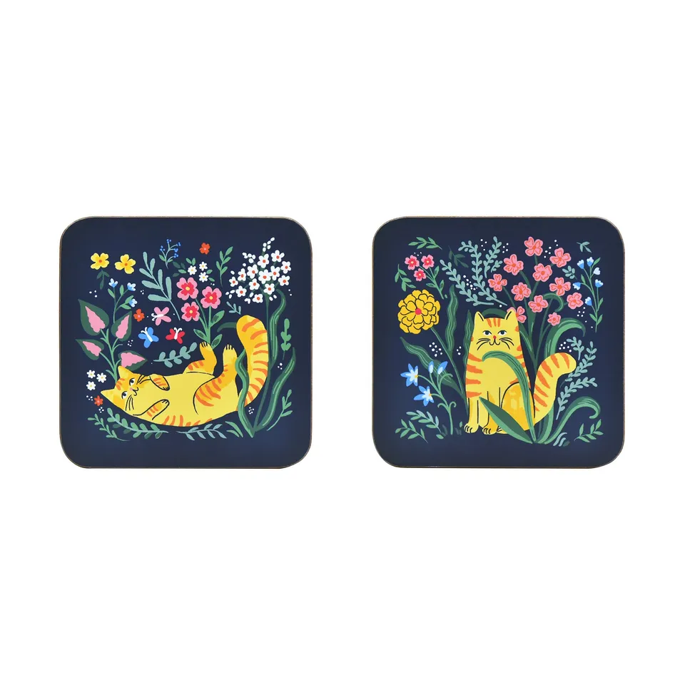 ulster-weavers-marmalade-meadow-untersetzer-4er-set-navy image 1