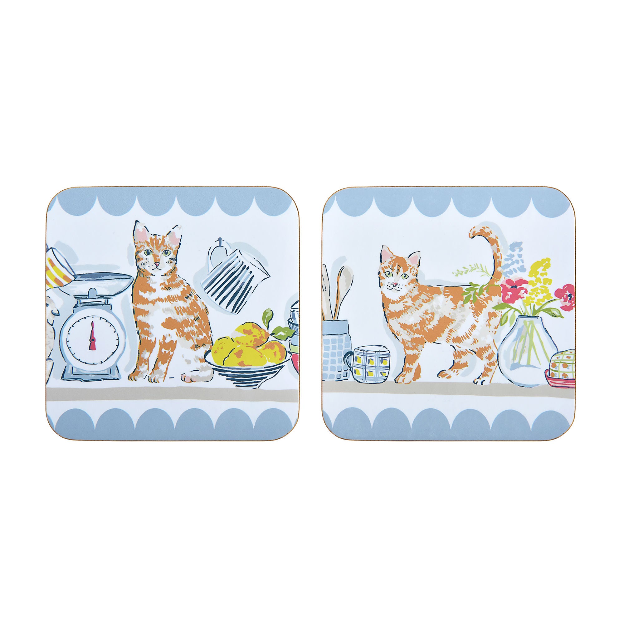 ulster-weavers-pantry-cats-untersetzer-4er-set-bunt image 1