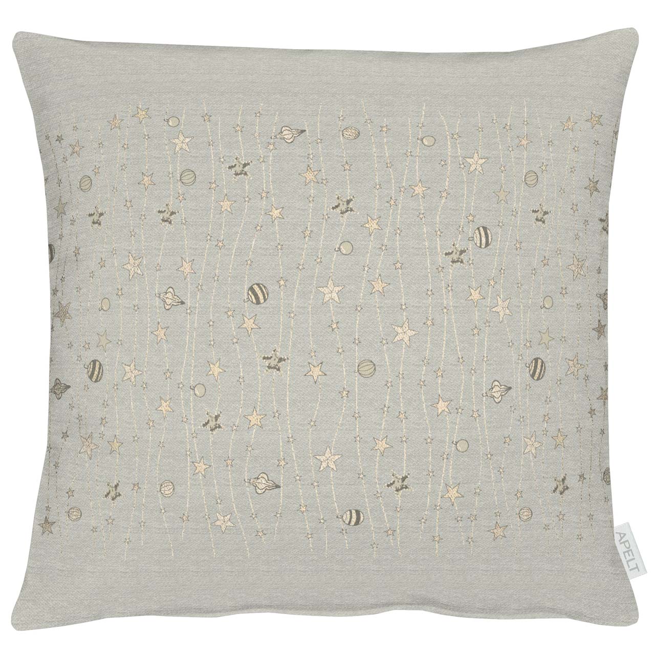 apelt-6301-kissen-lurex-jacquard-sternendesign-mit-f-llung image 6