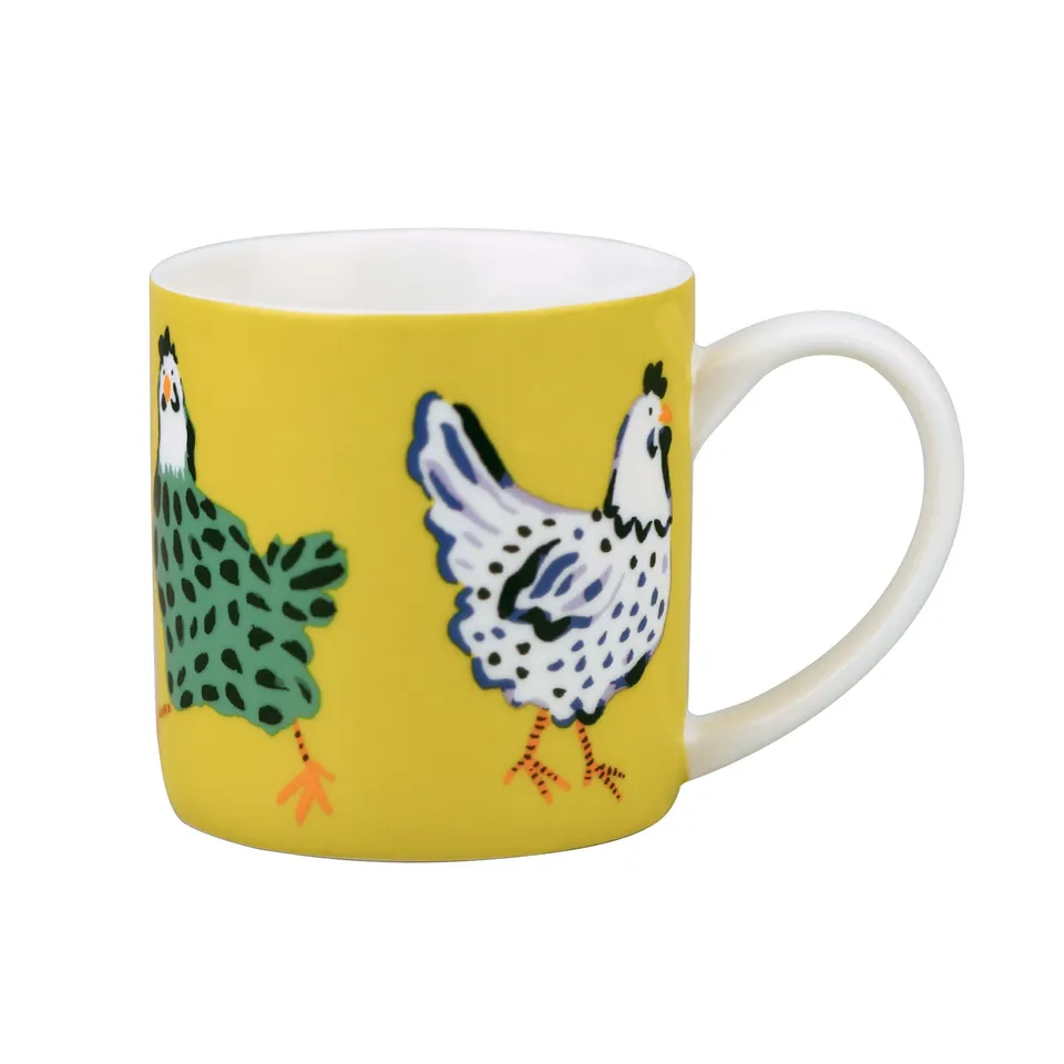 ulster-weavers-chick-chicken-becher-aus-bone-china-in-gelb image 1