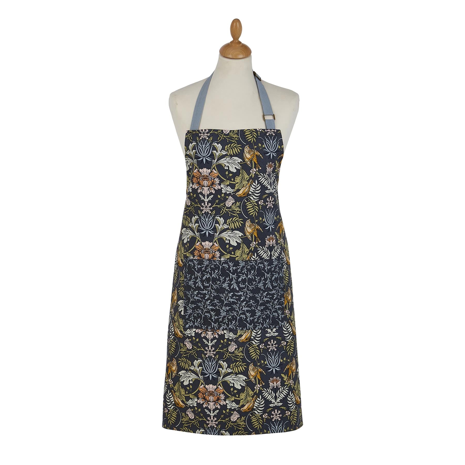 ulster-weavers-finch-flower-sch-rze-baumwolle-navy image 1