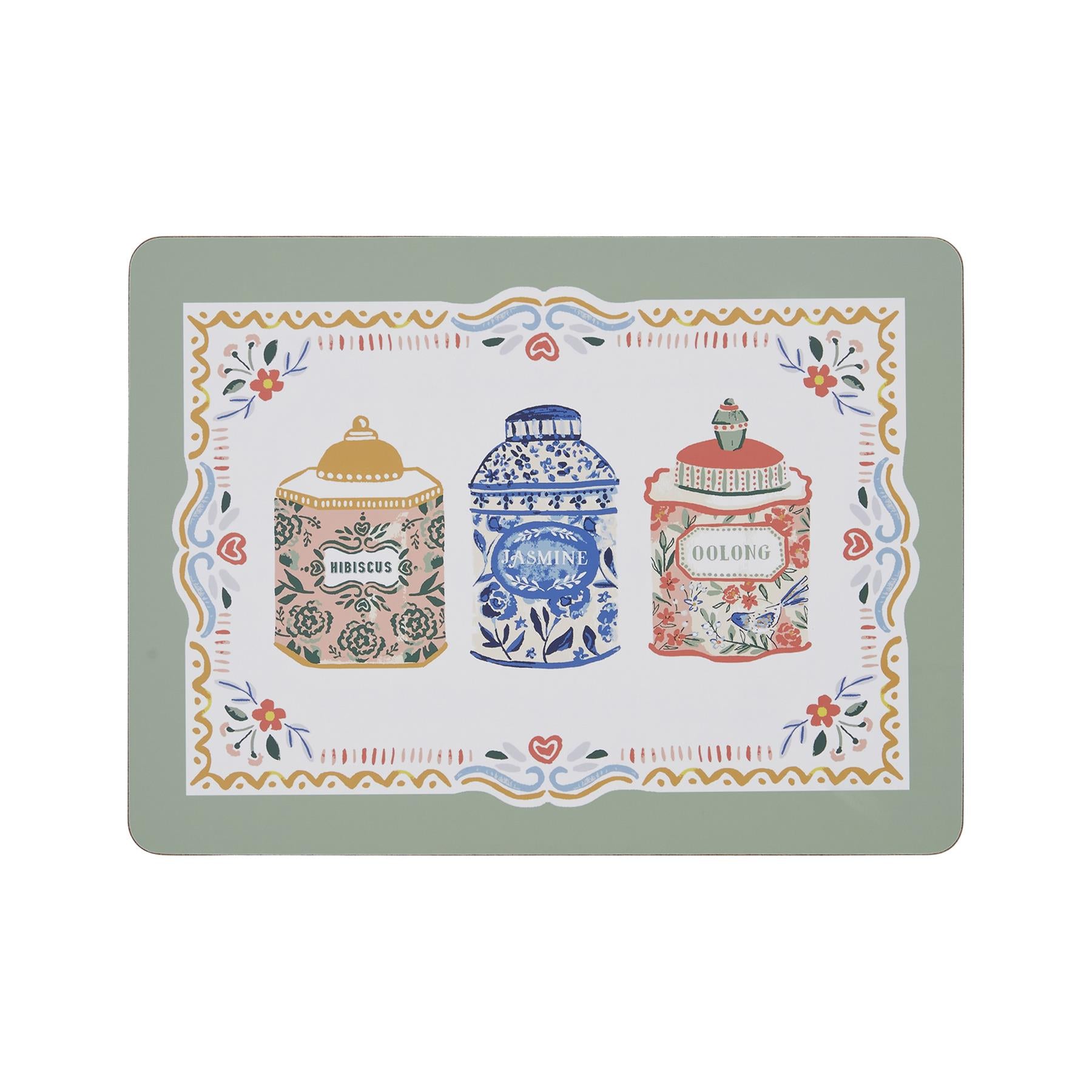ulster-weavers-tea-tins-tischset-4er-pack-in-multicolour image 1