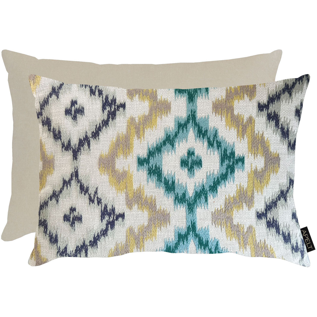 apelt-milan-dekokissen-ikat-design-wendekissen-mit-samt image 4
