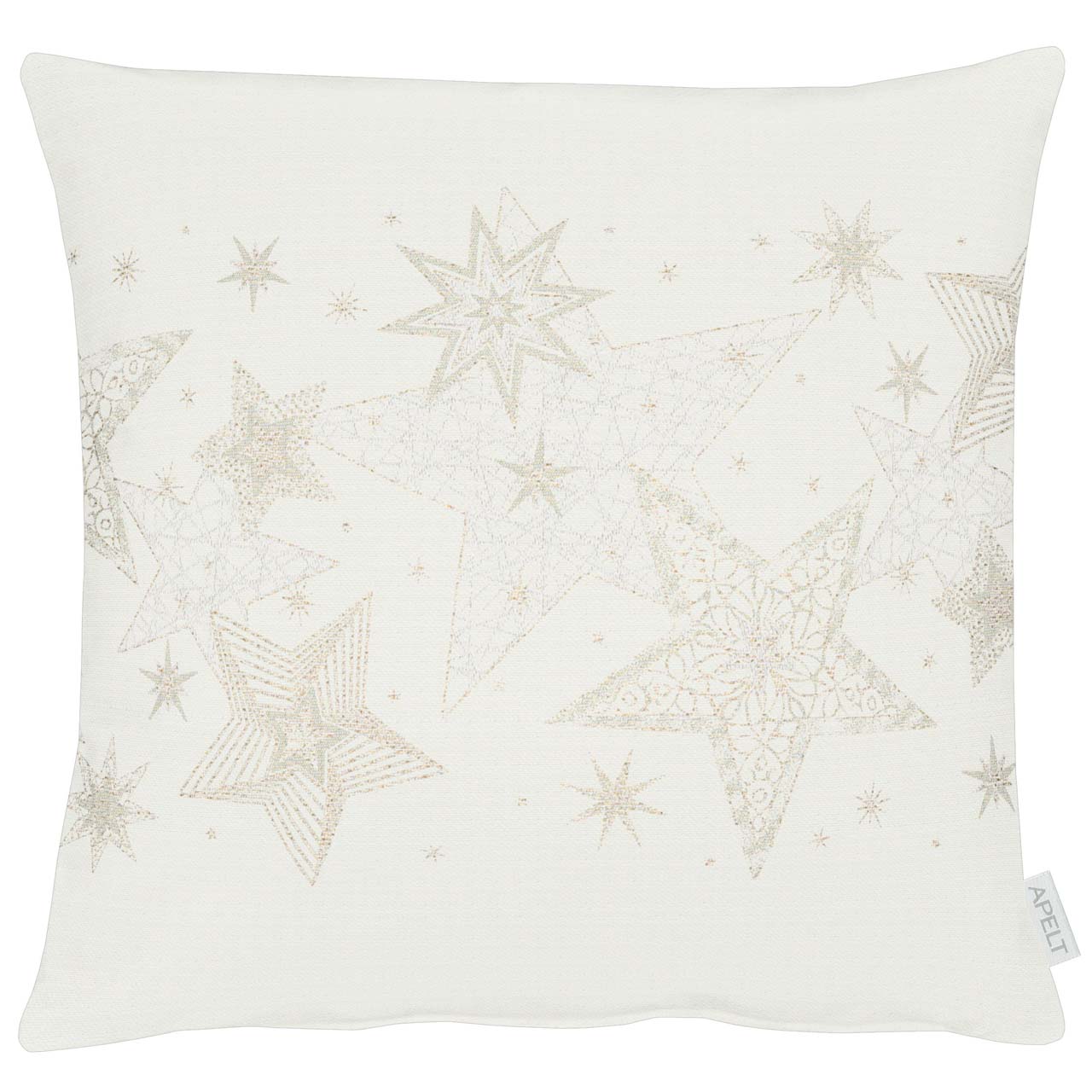 apelt-6303-kissenh-lle-lurex-jacquard-sternendesign image 3