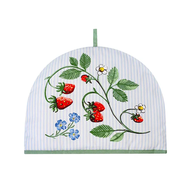 ulster-weavers-strawberry-patch-teekannenhaube-gr-n-100-baumwolle image 1