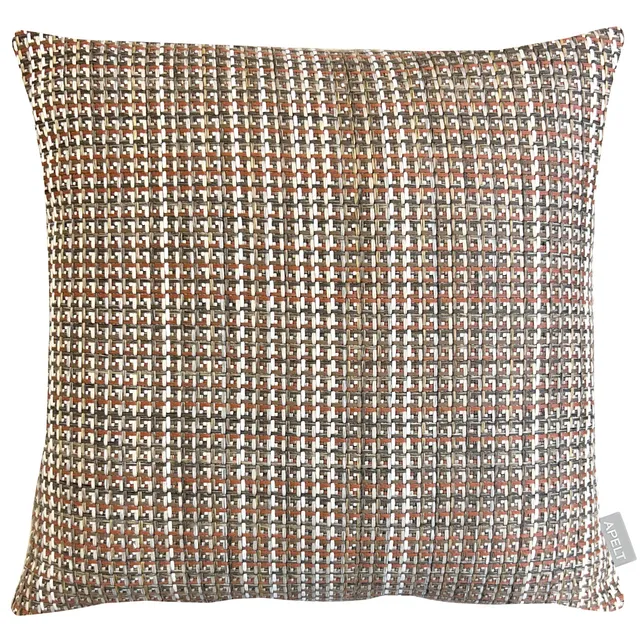apelt-cona-kissenbezug-jacquard-karo-optik-outdoor image 1