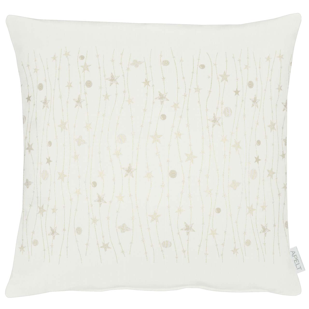 apelt-6301-kissen-lurex-jacquard-sternendesign-mit-f-llung image 4