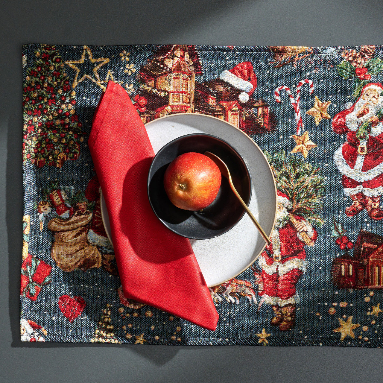 apelt-5824-kissenbezug-weihnachtsmotiv-gobelin-rustikale-kissenh-lle image 3