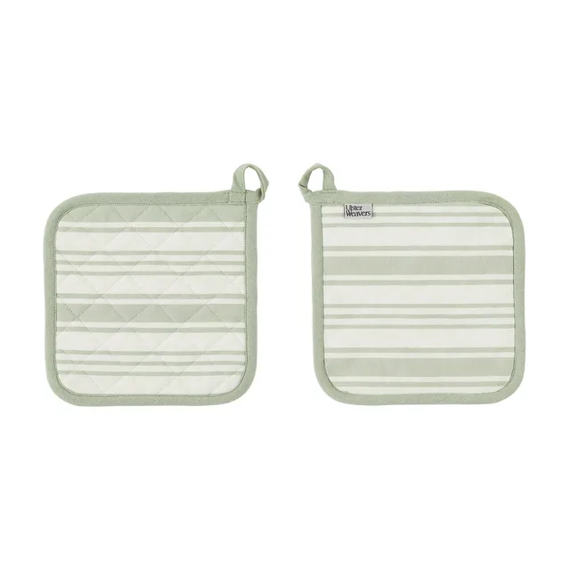 ulster-weavers-sage-stripe-topfuntersetzer-sage image 1