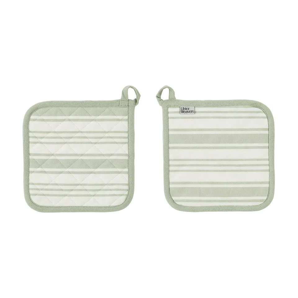 ulster-weavers-sage-stripe-topfuntersetzer-sage image 1