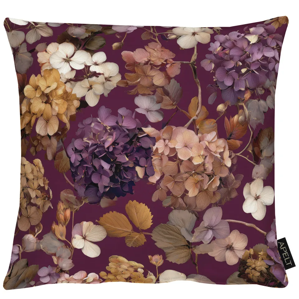 apelt-7406-kissen-hortensienbl-ten-all-over-herbstzeit image 1