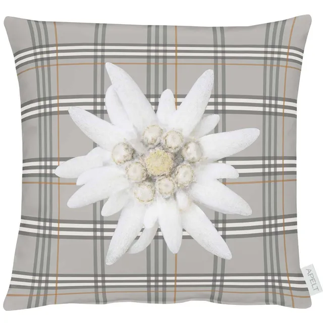 apelt-fanni-kissen-winter-karo-edelwei-aus-samt image 1