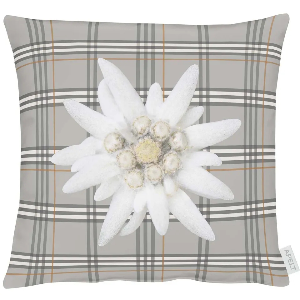apelt-fanni-kissen-winter-karo-edelwei-aus-samt image 1