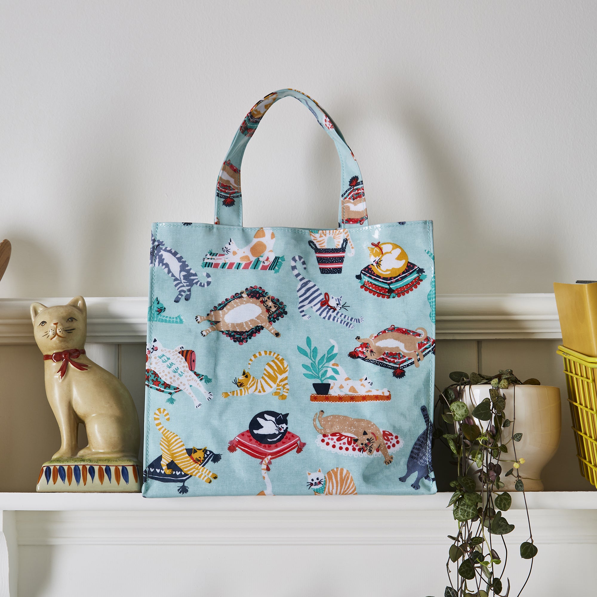 ulster-weavers-kitty-cats-pvc-tasche-small-in-blau image 3