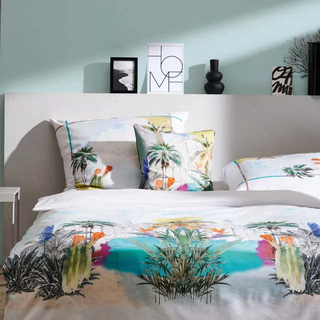 apelt-miami-bettw-sche-set-baumwoll-satin-135x200-80x80-gro-stadt-dschungel image 1