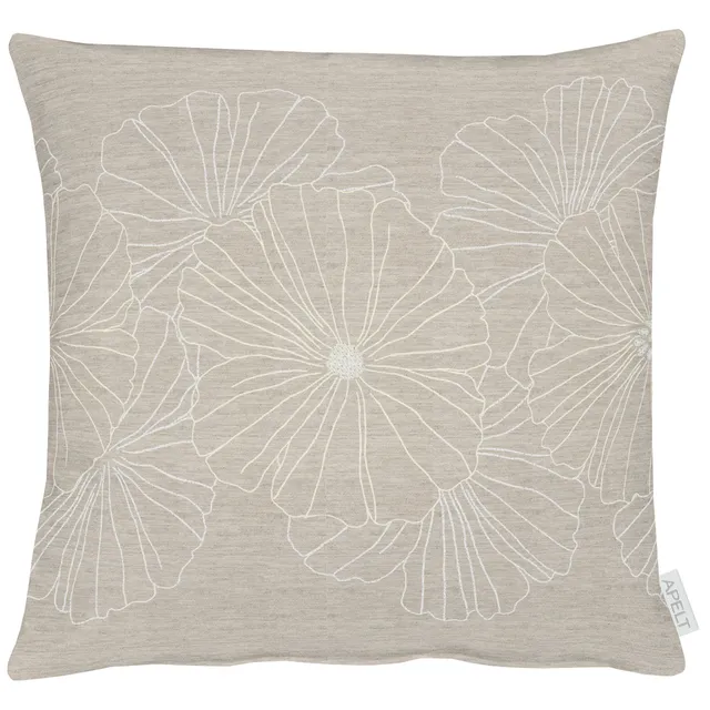 apelt-8027-kissen-bl-ten-stilisiert-jacquard-mit-f-llung image 1