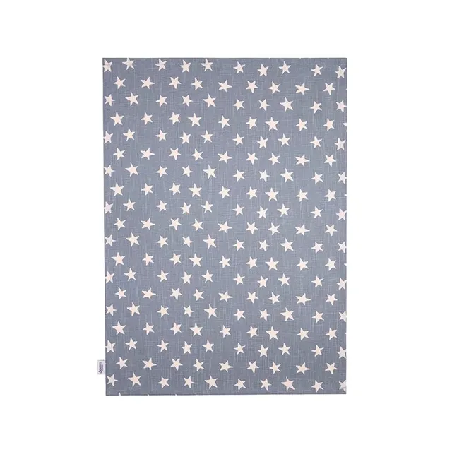 dexam-organic-star-geschirrtuch-blau-bio-baumwolle image 1