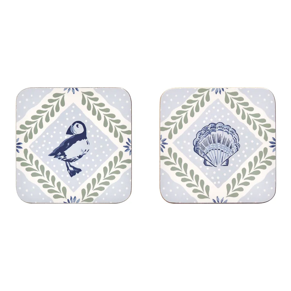 ulster-weavers-coastal-treasures-untersetzer-4er-set-in-blau image 1