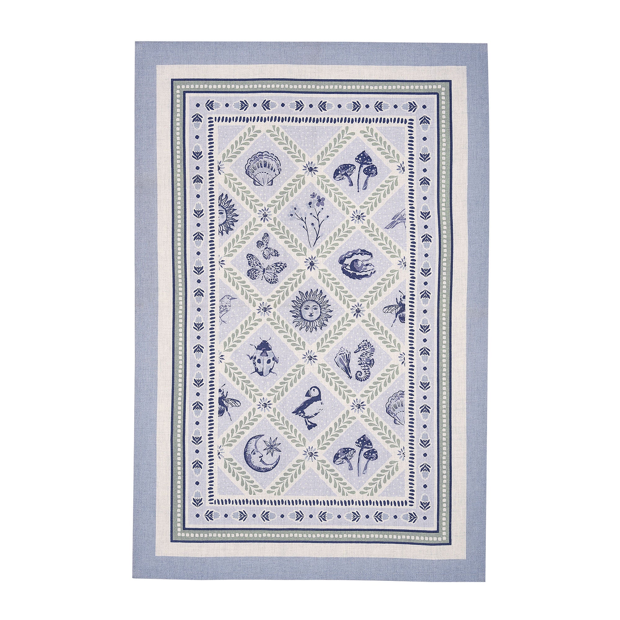 ulster-weavers-coastal-treasures-baumwoll-geschirrtuch-in-blau image 1