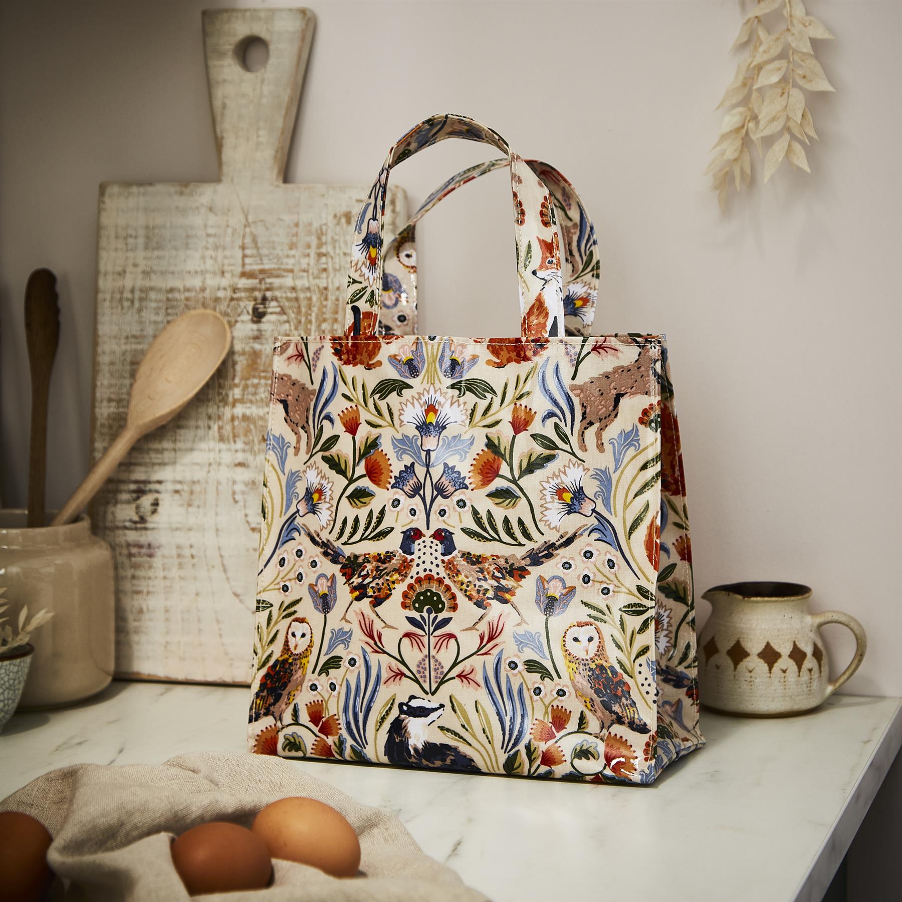 ulster-weavers-blackthorn-pvc-tasche-small-beige image 2