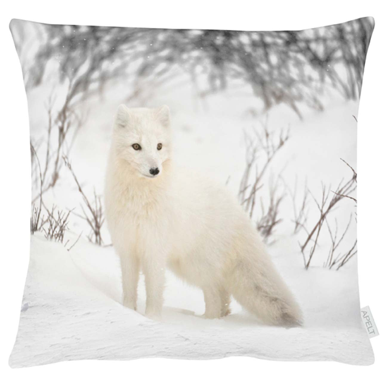 apelt-9527-kissen-schneefuchs-45x45-cm image 1