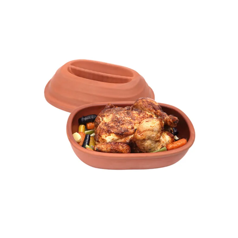 dexam-terrakotta-h-hnchenbr-ter-mit-deckel-f-r-mittlere-bis-gro-e-h-hnchen image 1