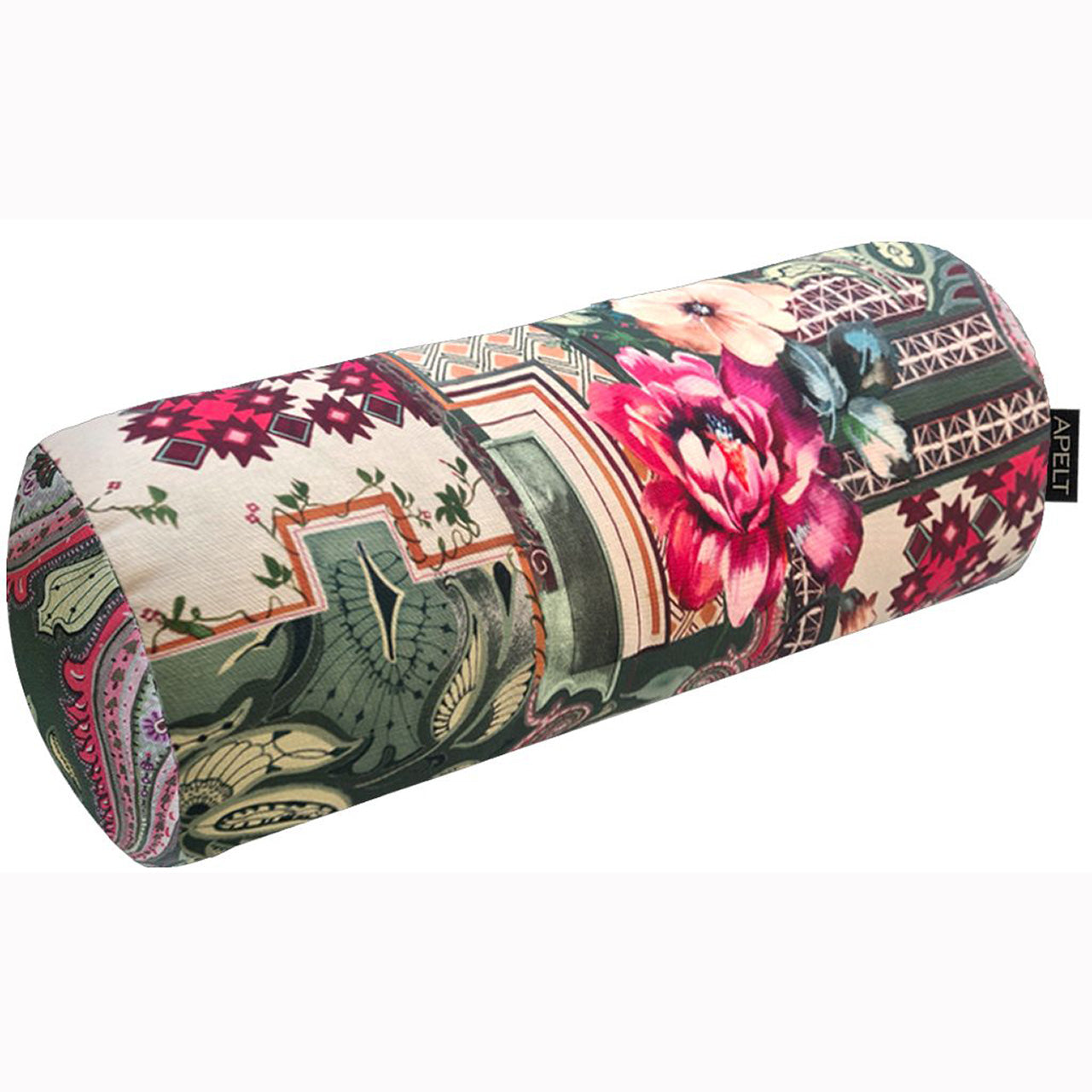 apelt-3403-nackenrolle-kissen-blumen-und-ornamente-boheme-style-mit-f-llung image 1