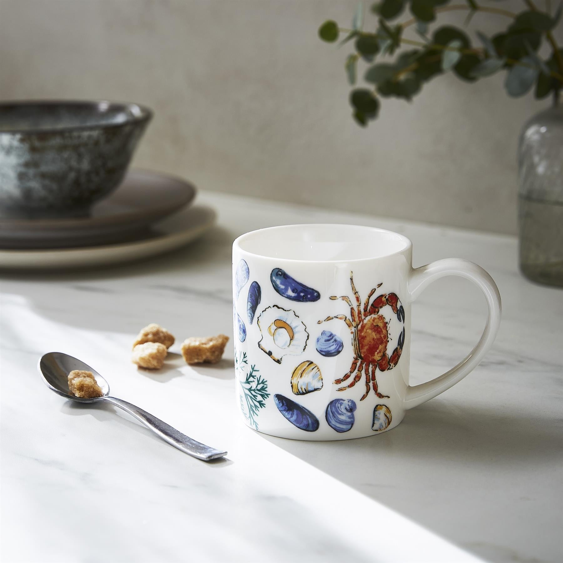ulster-weavers-shellfish-bone-china-becher-tasse-in-gr-n image 2