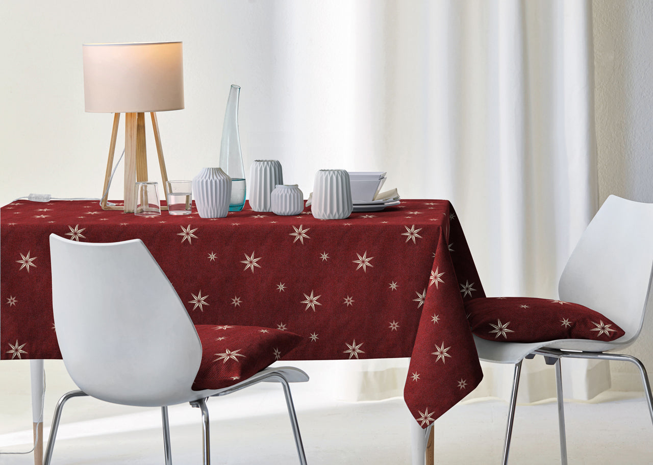 apelt-5842-tischdecke-weihnachtliche-sterne-lurex-jacquard image 4