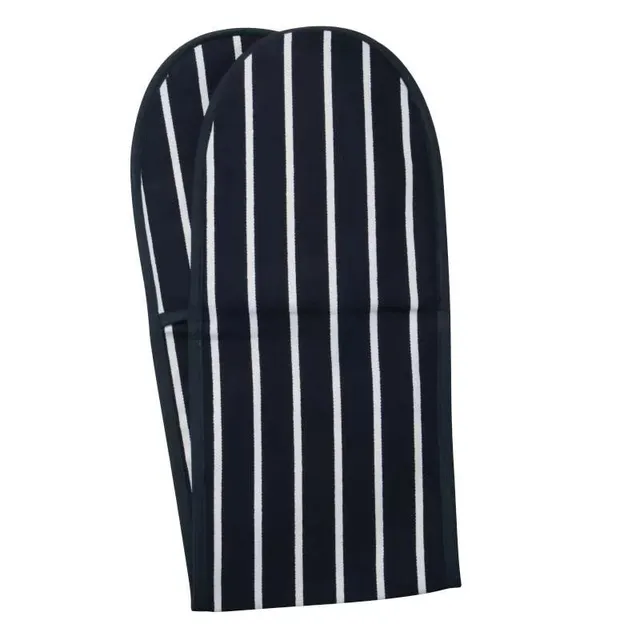 dexam-rushbrookes-butchers-stripe-doppelte-ofenhandschuhe-made-in-uk image 1