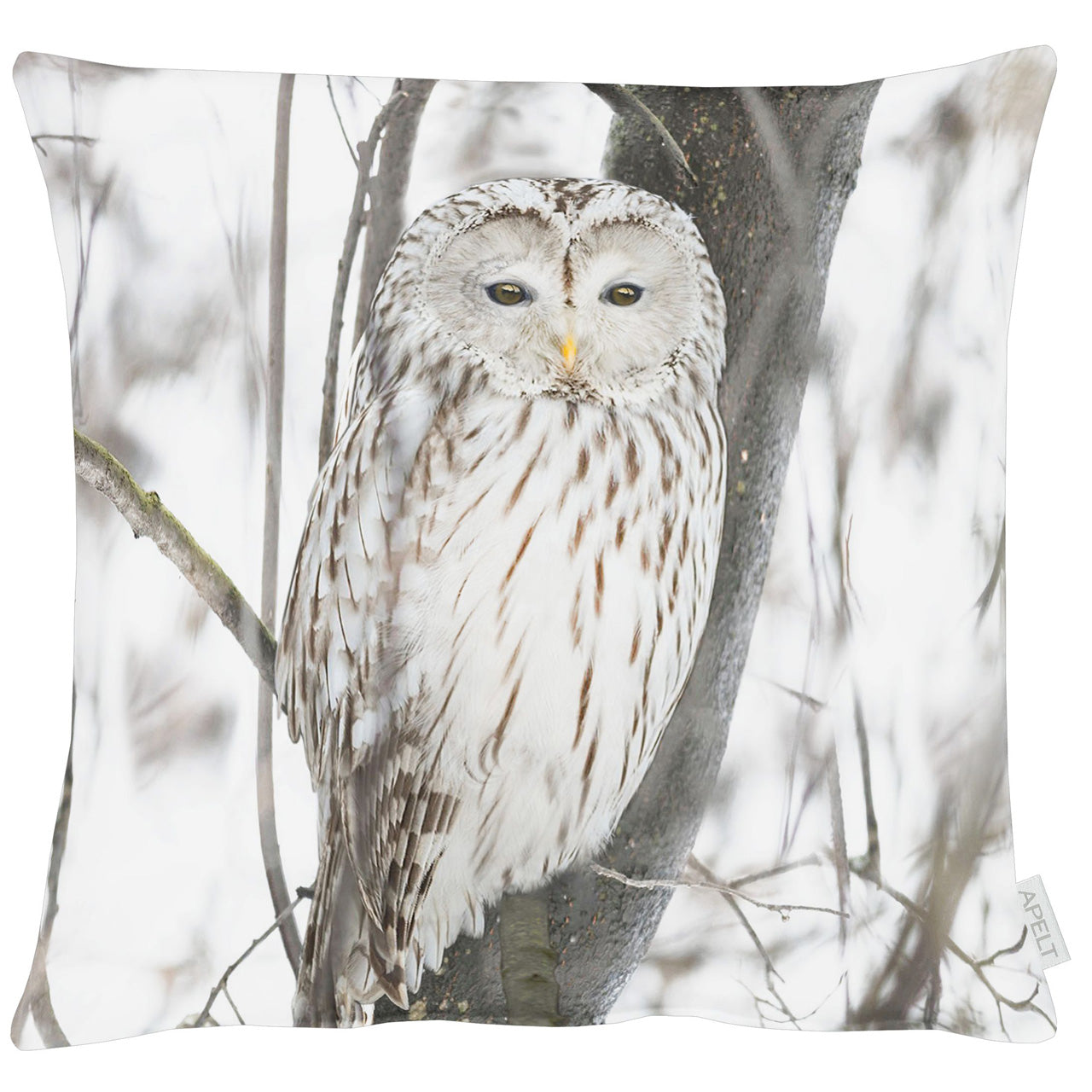 apelt-3700-kissen-schneeeule-winterlandschaft-mit-f-llung image 2