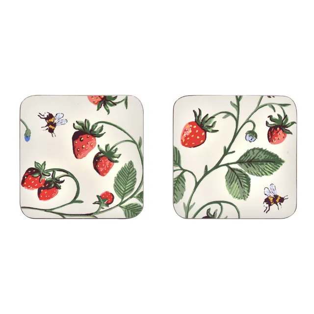 ulster-weavers-strawberry-patch-untersetzer-4er-set-in-gr-n image 1