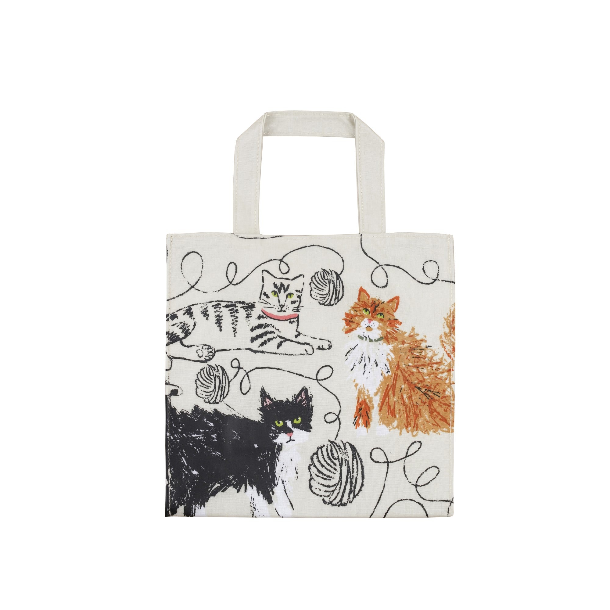 ulster-weavers-feline-friends-pvc-tasche-klein-grau image 1