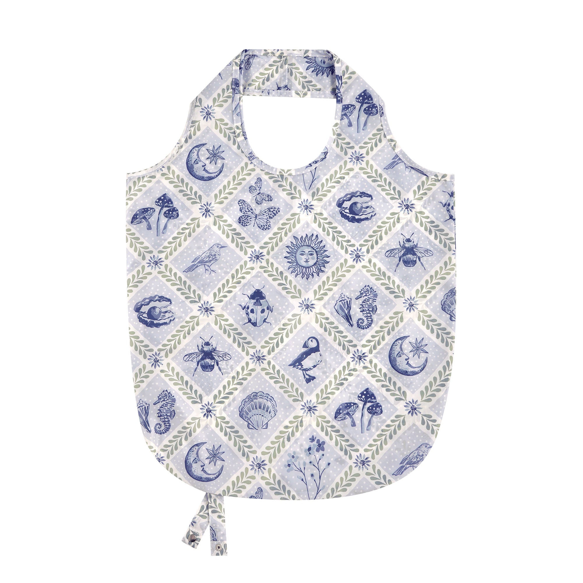 ulster-weavers-coastal-treasures-falt-tragetasche-medium-blau image 1