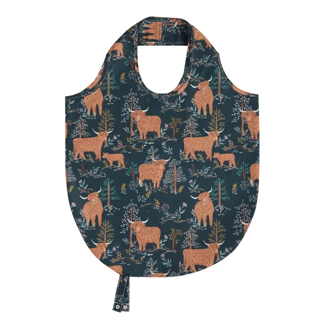 ulster-weavers-connie-the-cow-faltbare-einkaufstasche-medium-in-navy image 1