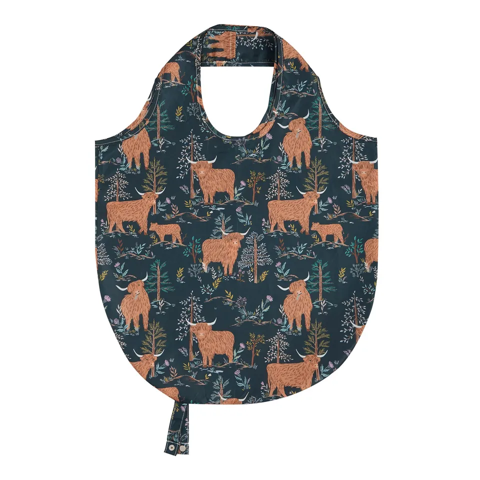 ulster-weavers-connie-the-cow-faltbare-einkaufstasche-medium-in-navy image 1