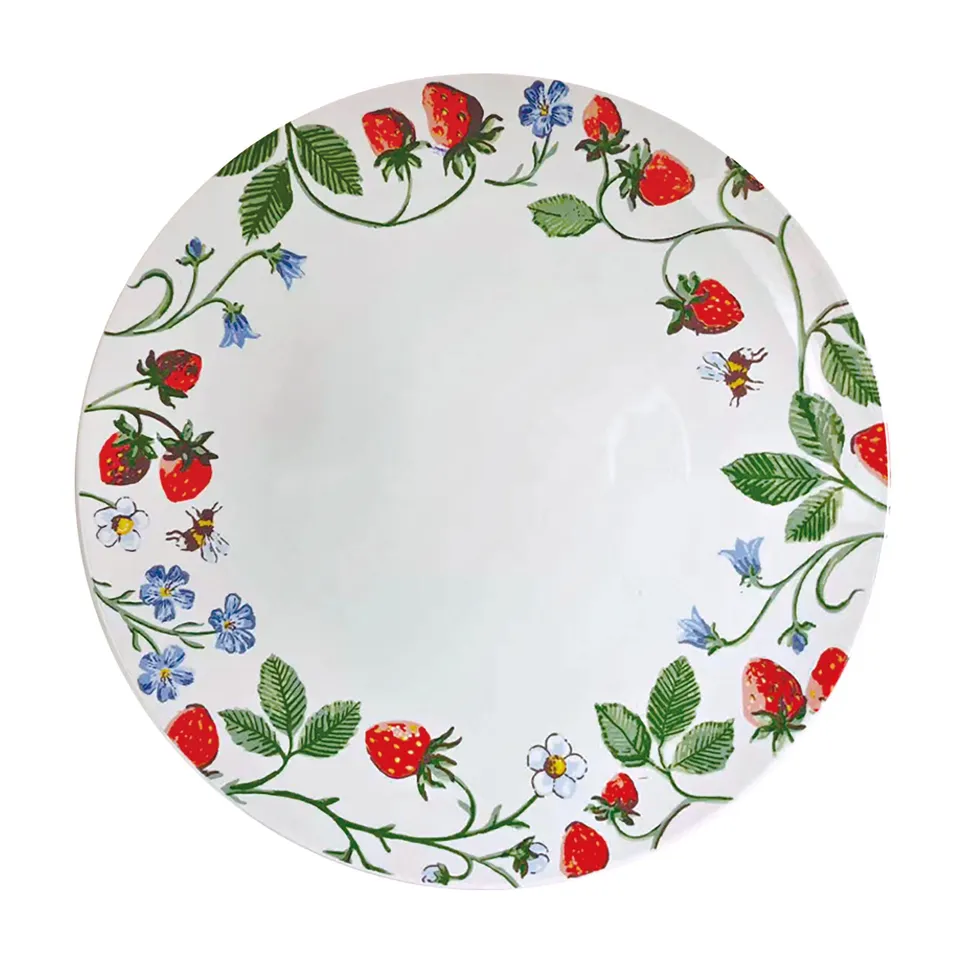 ulster-weavers-strawberry-patch-speiseteller-porzellan-in-gr-n image 1