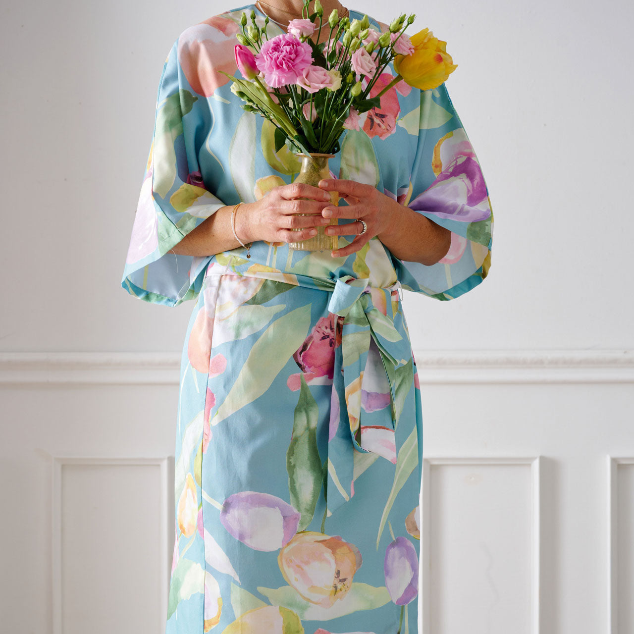 apelt-tulip-kimono-baumwoll-satin-tulpenfeld image 1