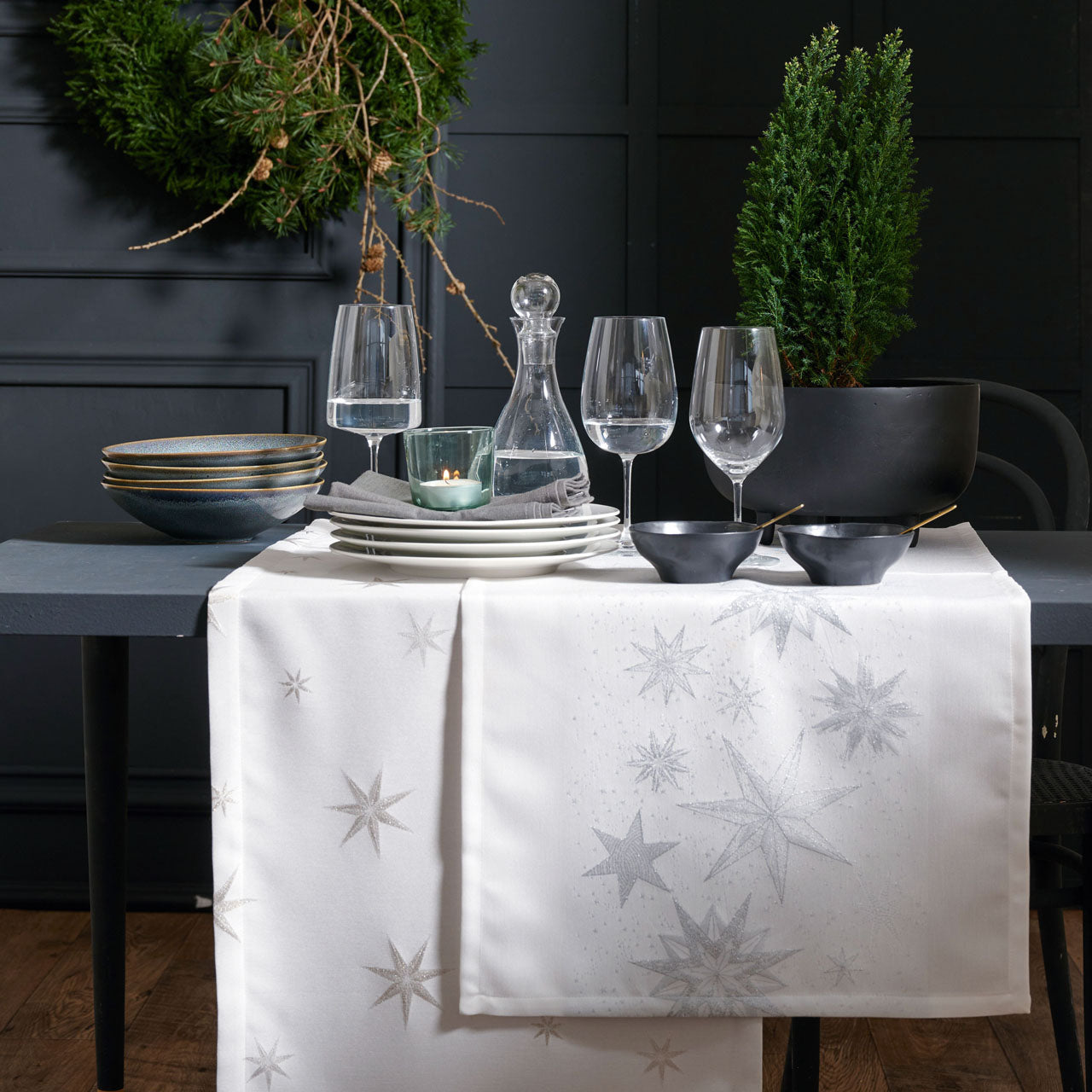 apelt-5842-l-ufer-weihnachtlicher-sternen-tischl-ufer-mit-lurex-jacquard image 7