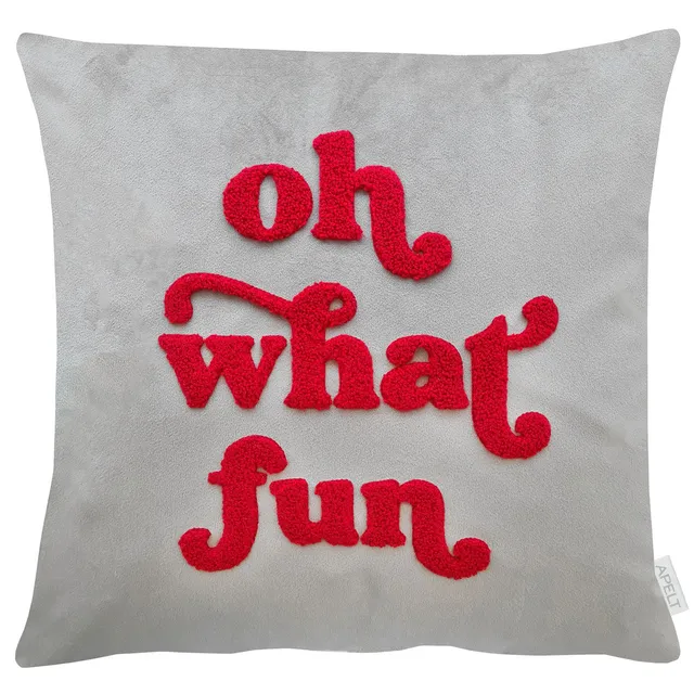apelt-fun-samtkissen-mit-stickerei-kissen-100-polyester-inkl-f-llung image 1