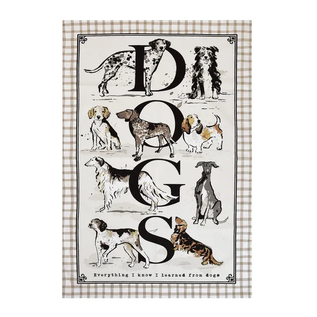 ulster-weavers-country-dogs-geschirrtuch-braun-baumwolle image 1
