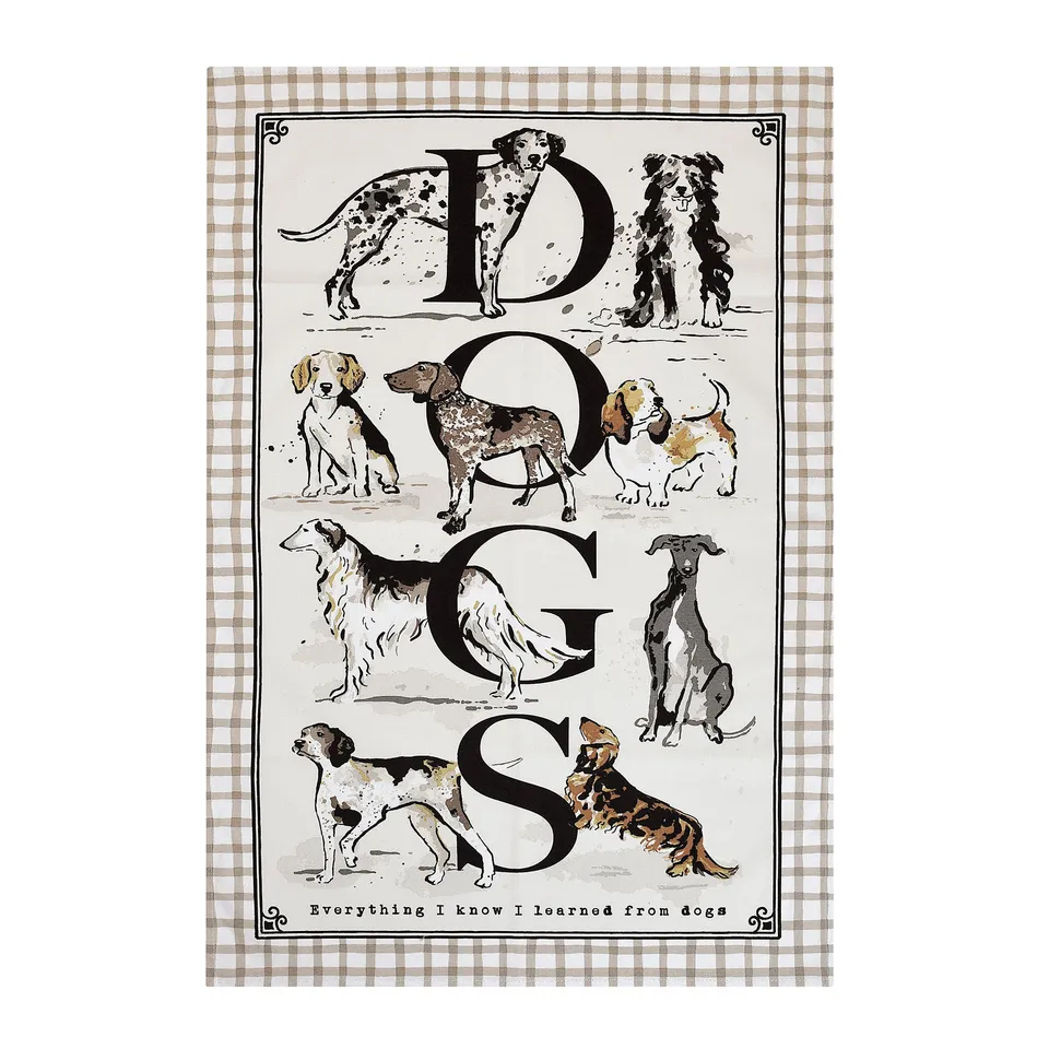 ulster-weavers-country-dogs-geschirrtuch-braun-baumwolle image 1