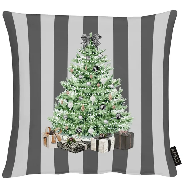 apelt-3713-kissen-weihnachtsbaum-auf-streifen-mit-f-llung image 1