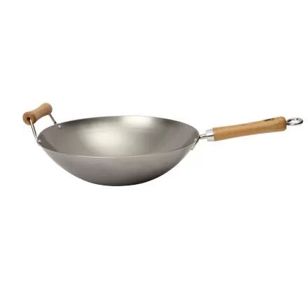 dexam-school-of-wok-wok-36-cm-aus-unbeschichtetem-carbonstahl image 1