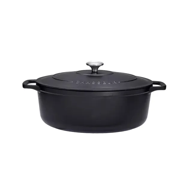 chasseur-ovaler-br-ter-27-cm-matt-black-gusseisen-emaille-3-6-l image 1